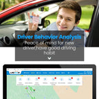 4G LTE OBD GPS Tracker, 10Sec Update Car GPS Tracker, Unlimited Distance, Real Time Location Speed & Mileage, Geofence, Accident Alert, Fatigue Driving Tracking Device for Family or Business