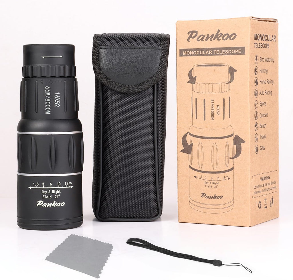16X52 Monocular Telescope High Powered for Adults. Concert,Travelling