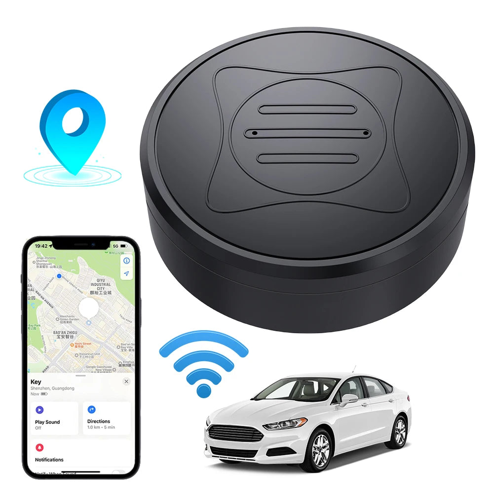 GPS Tracker GSM GPS Children Anti-Lost Device Mini GPS Tracker USB Charging Wireless Strong Magnetic Mount GPS Locator for Car