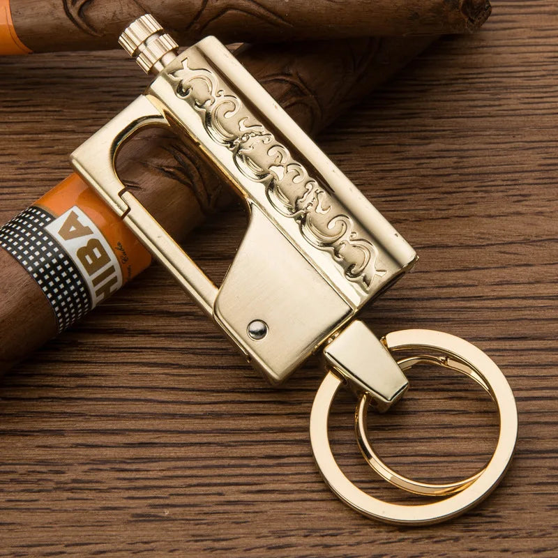 Keychain Kerosene Lighter Beer Bottle 