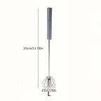 Stainless Steel Egg Beater Durable Semi-Automatic 