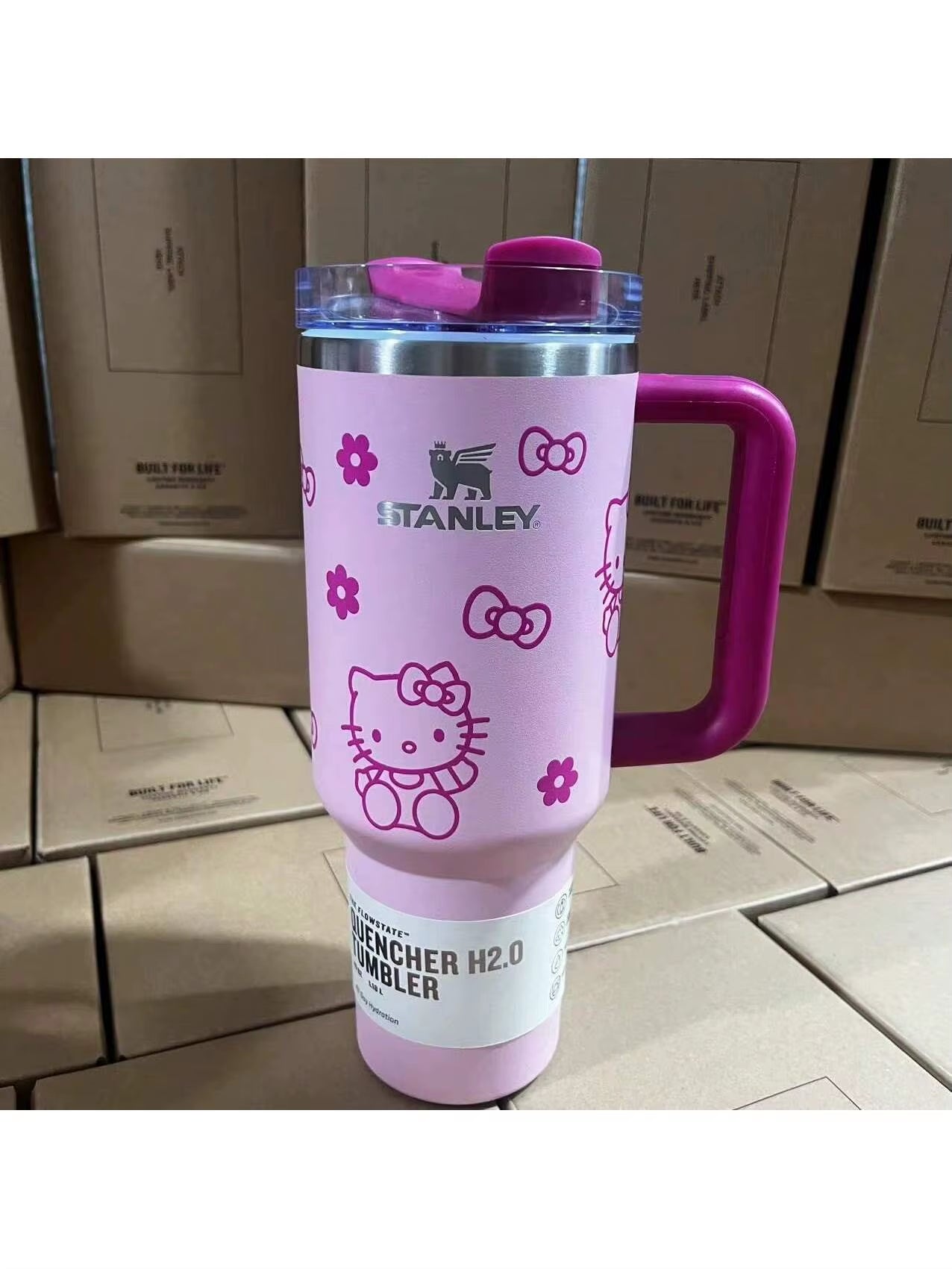 Thermos H2.0 Tumbler with Handle and Straw 40 Oz 
