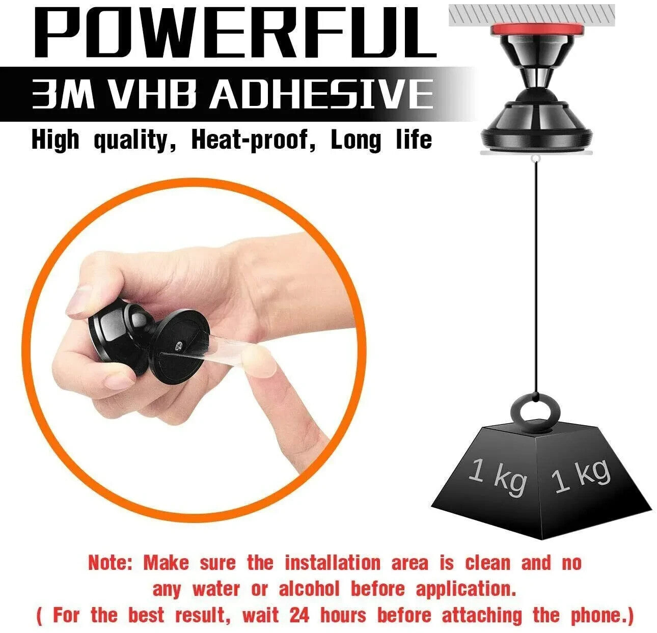 Soporte Sostenedor Magnetico De Telefono Celular Para Carro Auto Coche Universal
