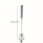 Stainless Steel Egg Beater Durable Semi-Automatic 