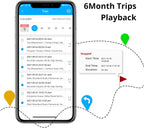 4G LTE OBD GPS Tracker, 10Sec Update Car GPS Tracker, Unlimited Distance, Real Time Location Speed & Mileage, Geofence, Accident Alert, Fatigue Driving Tracking Device for Family or Business