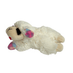 (3 Pack)  Plush Lamb Chop Dog Toy, Small, Pastel Colors