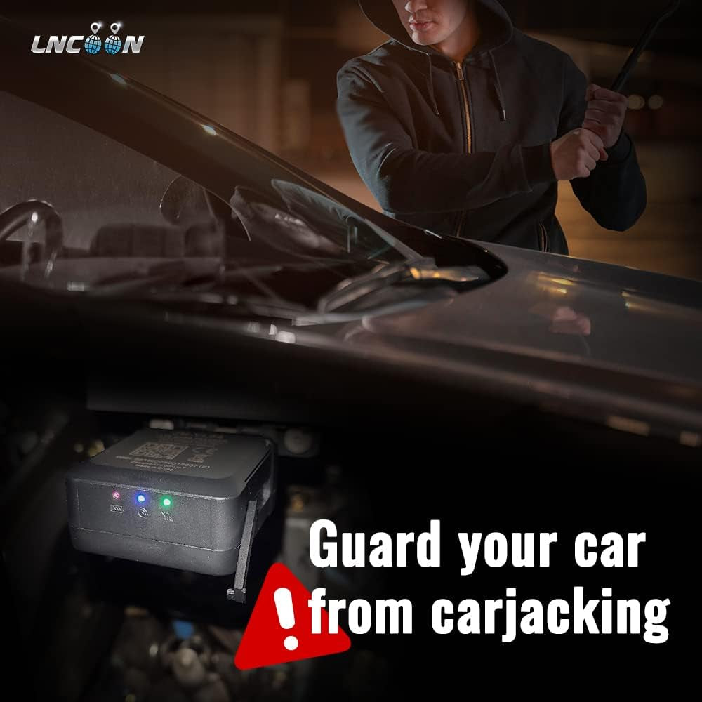 4G LTE OBD GPS Tracker, 10Sec Update Car GPS Tracker, Unlimited Distance, Real Time Location Speed & Mileage, Geofence, Accident Alert, Fatigue Driving Tracking Device for Family or Business