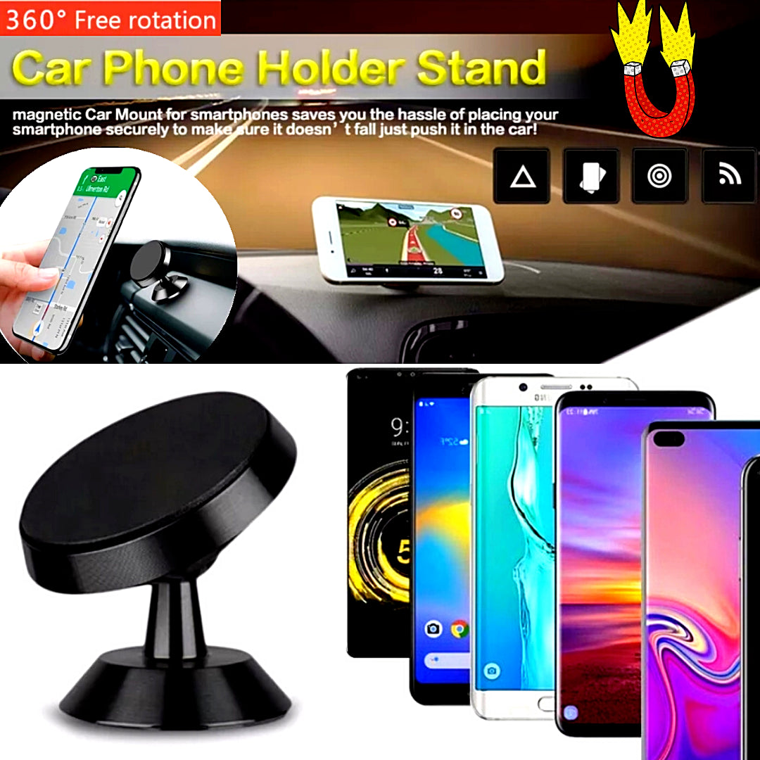 Soporte Sostenedor Magnetico De Telefono Celular Para Carro Auto Coche Universal