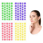 Face Pimple Patches Cute Star Zit Covers 160 Pcs Sticky Spot Stickers Hydrocolloid Pad Covering Pore Cleaning Strips Peel Invisible Spot Absorbing Zit Patch for Women Men
