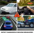 4G LTE OBD GPS Tracker, 10Sec Update Car GPS Tracker, Unlimited Distance, Real Time Location Speed & Mileage, Geofence, Accident Alert, Fatigue Driving Tracking Device for Family or Business