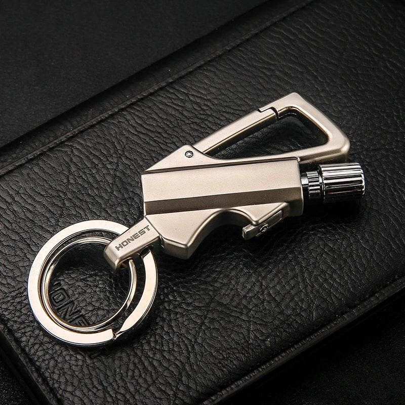 Keychain Kerosene Lighter Beer Bottle 